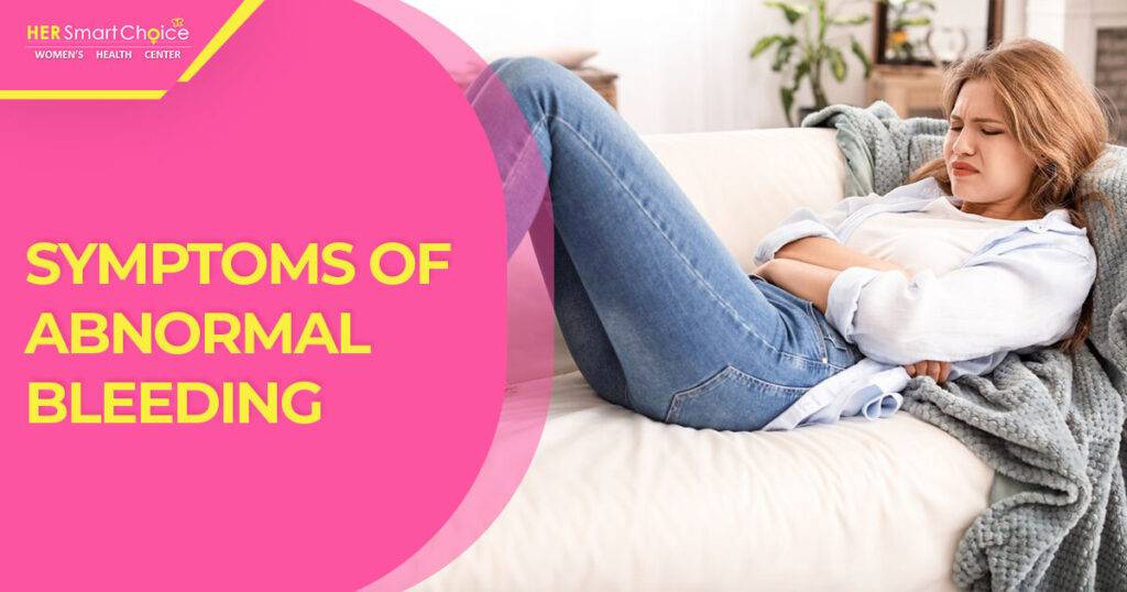 symptoms of abnormal bleeding