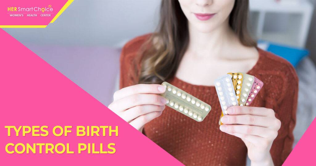 types of birth control pills