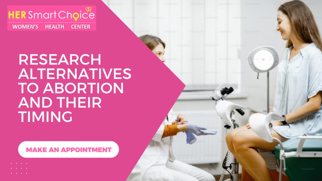 Research Alternatives to Abortion and Their Timing