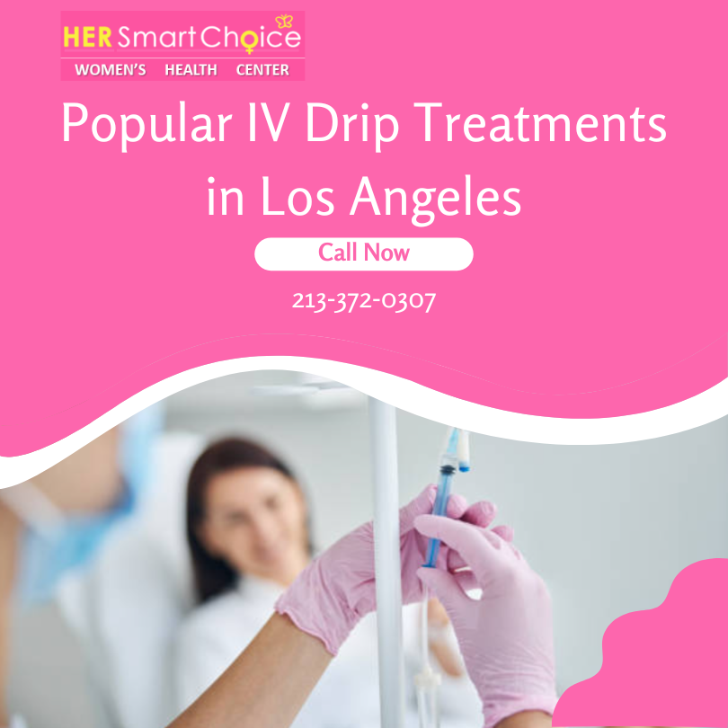 Most Popular IV Drip Treatments in Los Angeles