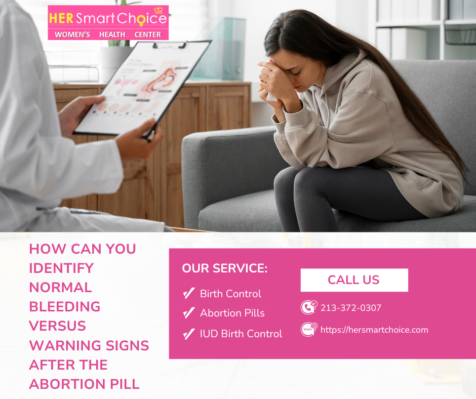 How Can You Identify Normal Bleeding Versus Warning Signs After the Abortion Pill